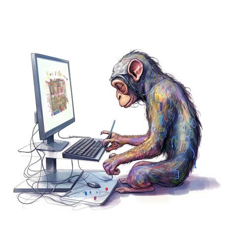 Image result for Monkey Using Computer Correctly