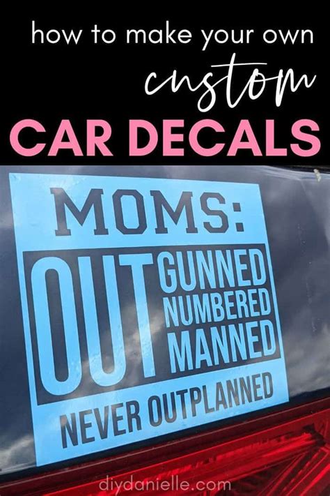 How to Make a Car Decal with the Cricut Maker - DIY Danielle®