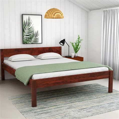 LS Furniture - Soild Sheesham Wood Queen Size Bed for Bed Room | Living ...