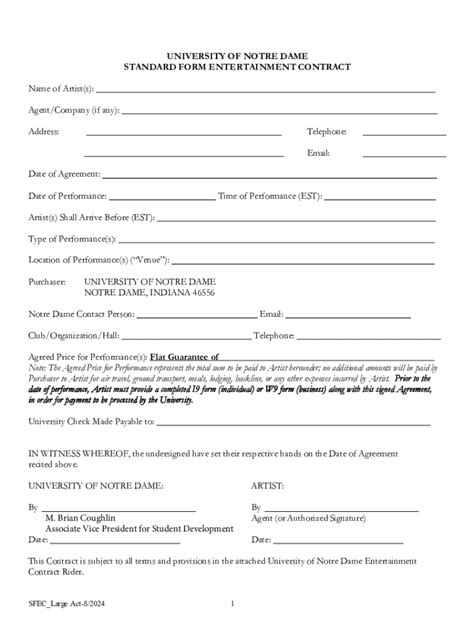 Image result for Standard Form Contract Examples