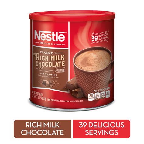 Nestle Dark Chocolate Hot Cocoa Mix Nutrition Facts | Besto Blog