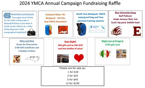 Raffle Tickets 2024 | Community YMCA of Alamance County, Inc.