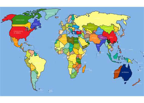 World map large – The Craft Corner EG