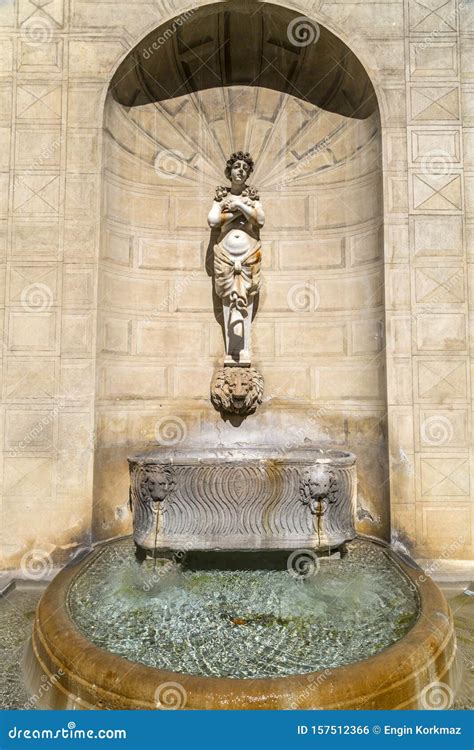 Fountain in Rome stock photo. Image of italian, statue - 157512366