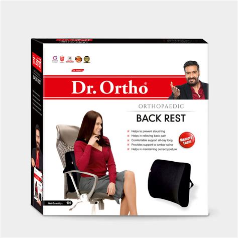 Back Support in Memory Foam | Buy Back Support for Chair | Dr. Ortho ...