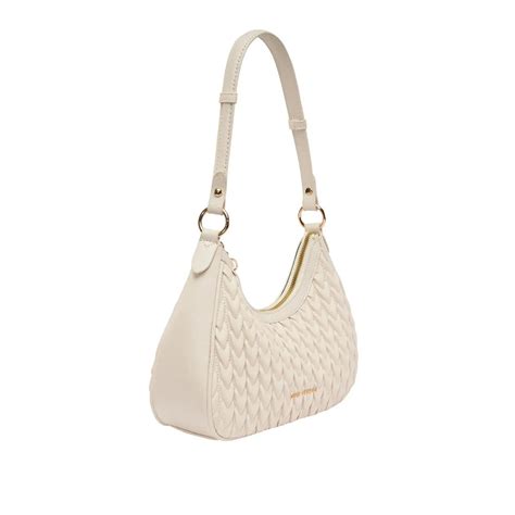 Buy Maddie Ace White Shoulder Bag | Lino Perros