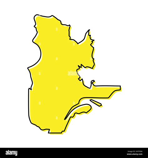Map of quebec hi-res stock photography and images - Alamy
