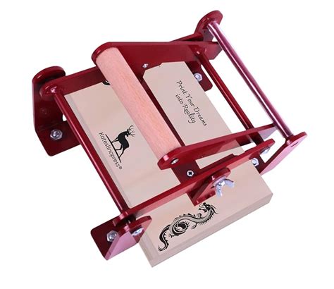Etching Press Hand Lino Press Machine A4 Size – Linocut & Block ...