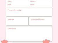 Image result for Lesson Plan Cover Page Design