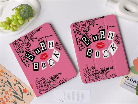 Burn Book iPad Case for iPad Air 4/5 iPad 10 10.9" 2022 iPad Pro 12.9 ...