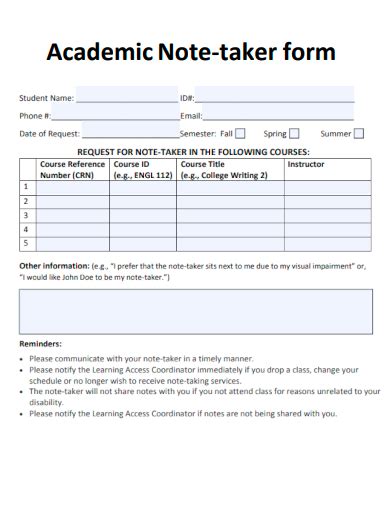 Image result for Why Write in Note Forms