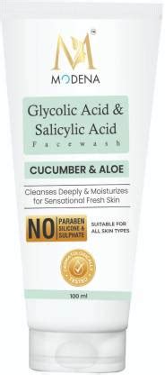 Modena Glycolic Acid & Salicylic Acid Face Wash - Price in India, Buy ...