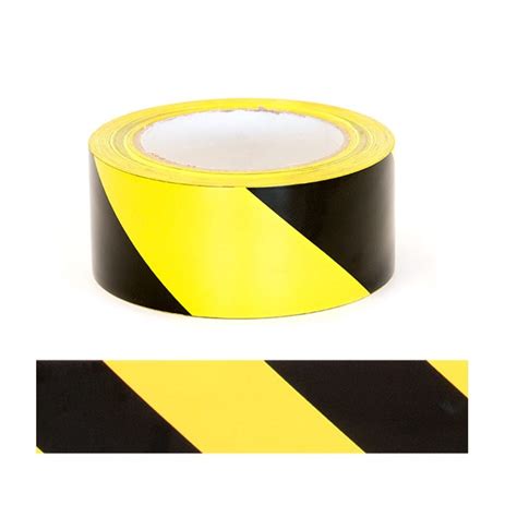 48 MM x 25 Meter Self Adhesive Yellow & Black Floor Marking Tape