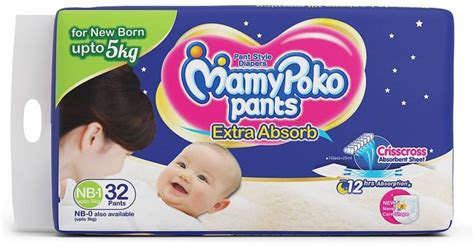 MamyPoko xs - New Born - Buy 32 MamyPoko Pant Diapers for babies weighing