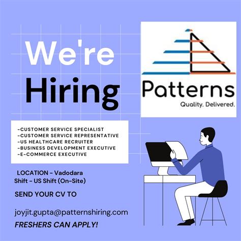 #hiring #patterns #freshers #experienced #location #subhanpura #vadodara… | Joyjit Gupta