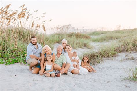 Sunset Family Photos in Cocoa Beach | Vacation Photoshoot