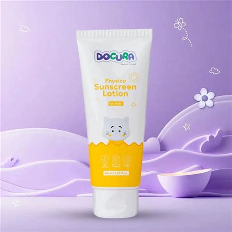 Docura Physico Sunscreen Lotion for Kids | SPF 50 (50ml) – Snooplay