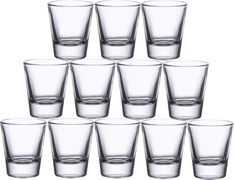 Amazon.com | Gmark 1.5-Ounce Heavy Base Shot Glass Set, Whiskey Shot ...