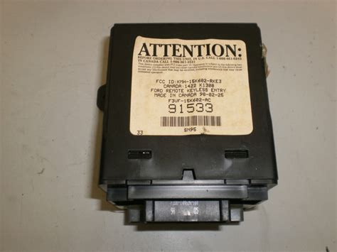 Repairing Ford Keyless Entry Module 1995 Mustang 的图像结果