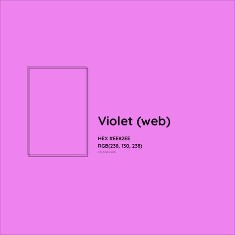 Image result for Violet Color Color Code