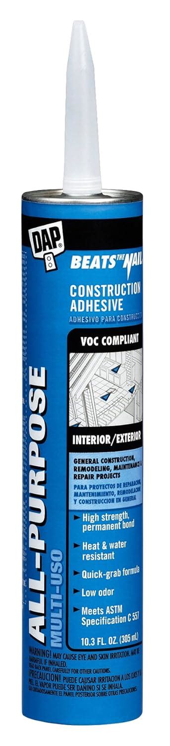 Dap 27450 Beats The Nail All-Purpose Construction Adhesive 10.3-Ounce ...