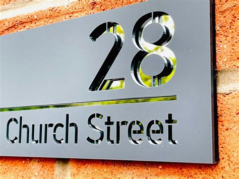 House Numbers Road Signs at Larissa Morning blog