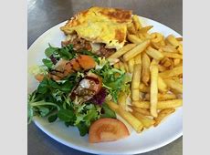 Lasagne, chips & salad!!   Picture of The Orchard Cafe  