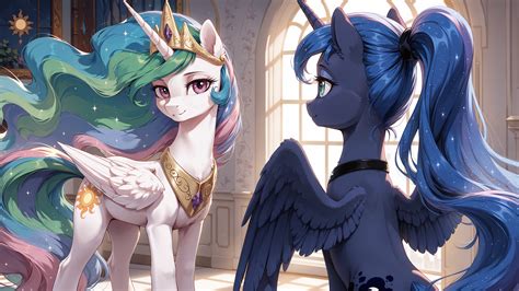Princess Celestia :: mlp neuroart :: Princess Luna :: mlp neuroart ...