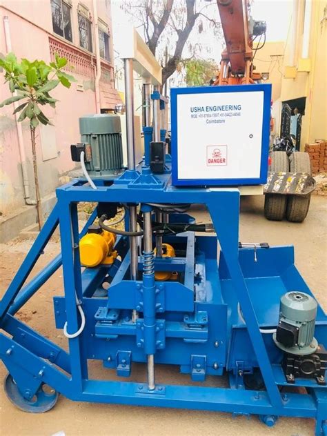 Image result for Semi-Automatic Hollow Block Machine