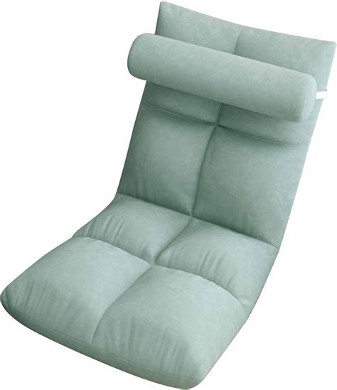 Floor Chair Back Support Folding Sofa Chair Couch Recliner Gaming ...