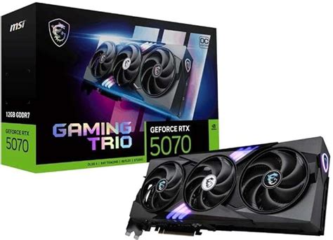 MSI RTX 5070 12GB GAMING TRIO OC WHITE GDDR6X 12 GB NVIDIA Chipset 192 ...