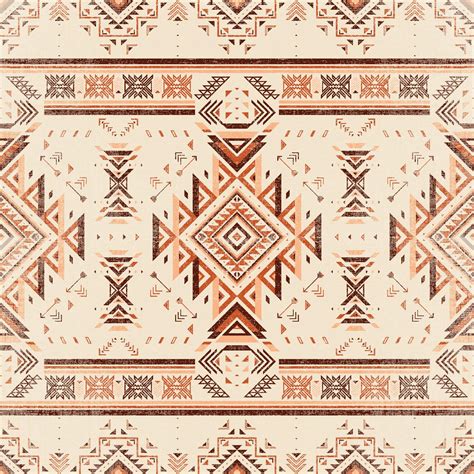Native american indian ornament pattern geometric ethnic textile ...