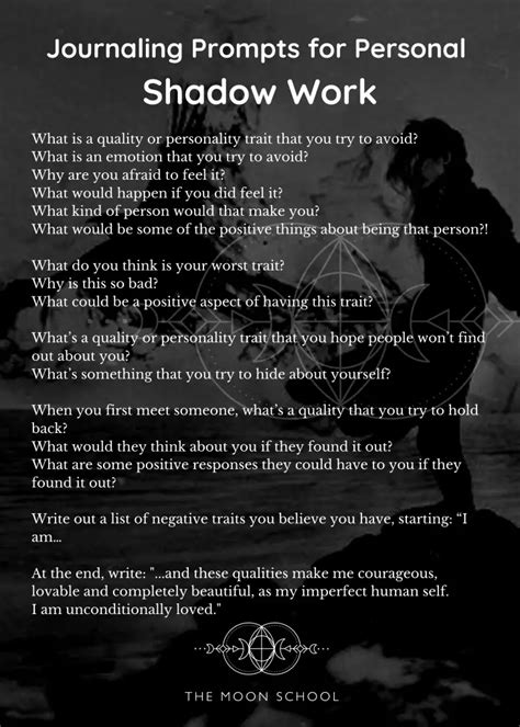 Image result for Deep Shadow Work Prompts