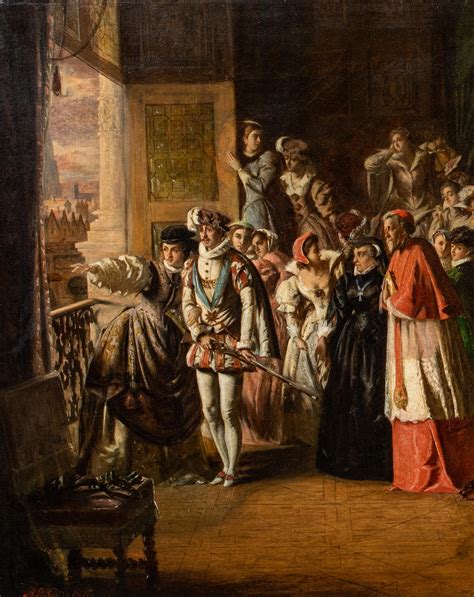 Alfred Borron Clay - The Court Of King Charles IX Of France, Saint ...