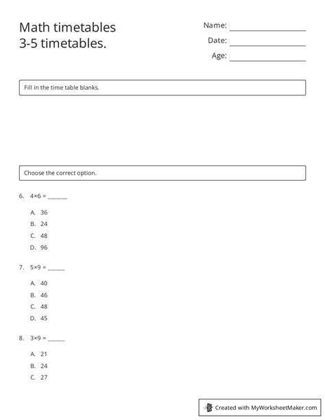 Math Timetable 的图像结果