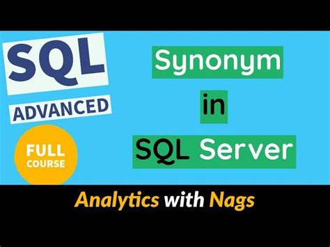 Image result for Synonym for Different SQL Server