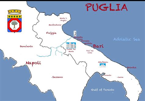 Southern Italian History, Culture, and Genealogy: Map of Puglia