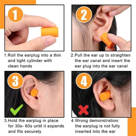 500 Pair Foam Ear Plugs Bulk - 32db Noise Cancelling Disposable Hearing ...