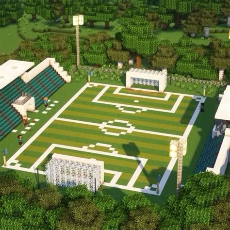 Image result for Minecraft Football Field Tutorial