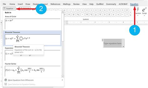 Image result for How to Write Math Formulas in Word