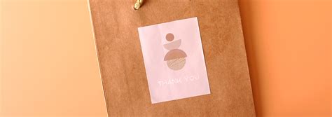 How to Make Thank You Stickers for Packaging