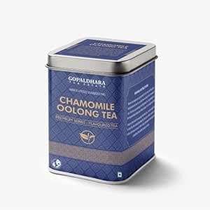 Gopaldhara Darjeeling Chamomile Oolong Tea 100gm Tin Can - (Premium ...
