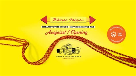 Pikisen Polun avajaiset 10.6.2026 – ympäristötaidetta Pikisaaressa 30.9 ...