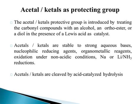 Image result for Protection Compounds in Chemistry