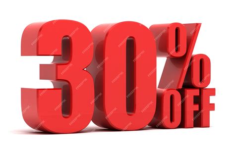 Premium Photo | 30 percent off promotion