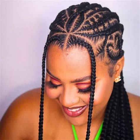 50 Braided Hairstyles with Bangs For a Regal Look - Coils and Glory ...