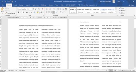 Word Exercise TextFormat 的图像结果