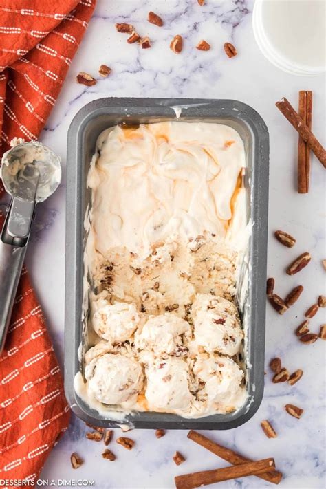 Pecan Praline Ice Cream Recipe - Desserts on a Dime
