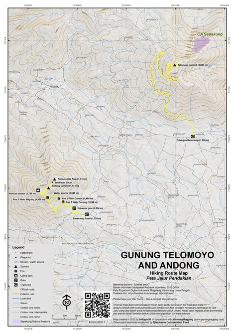 Map Offline Gunung Andong