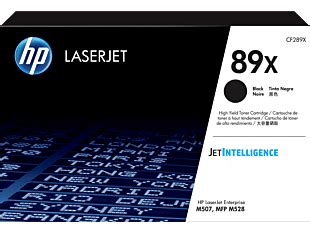 HP 89X High Yield Black Original LaserJet Toner Cartridge - (CF289X ...
